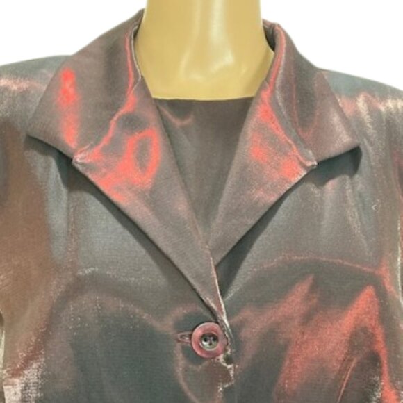 Michel Antoni Iridescent Blazer Jacket with Dress - Picture 4 of 15